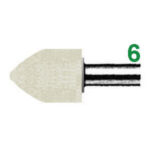 FELTRI PER LUCIDARE Forma a ogiva. felt polishing points 7882G 25 30