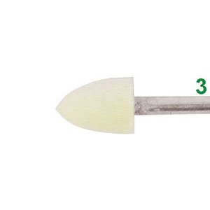 FELTRI PER LUCIDARE Forma a ogiva. felt polishing points 7883M