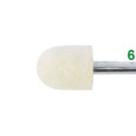 FELTRI PER LUCIDARE Forma cilindrica - testa sferica. felt polishing points 7883V 25 30