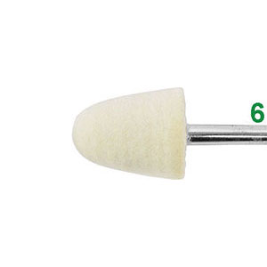 FELTRI PER LUCIDARE Forma conica. felt polishing points 7883Z 20 25