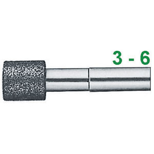 MOLE ABRASIVE AL BORAZON Forma cilindrica. bornitrid grinding points 7884GA 10