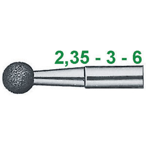 MOLE ABRASIVE DIAMANTATE Forma sferica. diamond grinding points 7884GS 7