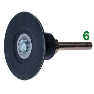 SUPPORTI E DISCHI ABRASIVI Supporti in gomma durezza media. rubber holders and self-fixing, abrasive discs 7886GA 38