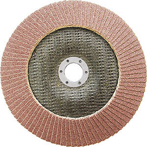 DISCHI LAMELLARI CON SUPPORTO IN FIBRA DI VETRO Velocità 8500 giri/min.<br>Foro mm. 22.<br>Ø mm 180. grinding wheels 7922GRA 40