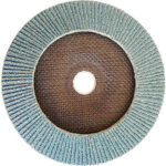 DISCHI LAMELLARI CON SUPPORTO IN FIBRA DI VETRO Velocità 8500 giri/min.<br>Foro mm. 22.<br>Ø mm 180. grinding wheels 7923GH 40