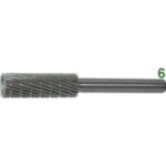 FRESE ROTATIVE IN HSS Taglio 3 = mezzodolce con rompitruciolo.<br>Velocità m/min. 60-180. burrs of HSS 7992B 12