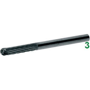MINI FRESE ROTATIVE IN METALLO DURO Taglio 3 = mezzodolce. mini-burrs of tungsten carbide 8031E