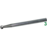 MINI FRESE ROTATIVE IN METALLO DURO Taglio 5 = dolce con rompitruciolo. mini-burrs of tungsten carbide 8031H