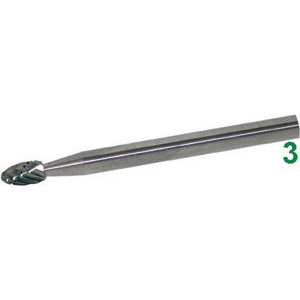 MINI FRESE ROTATIVE IN METALLO DURO Taglio 5 = dolce con rompitruciolo. mini-burrs of tungsten carbide 8031M