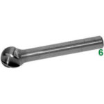 FRESE ROTATIVE IN METALLO DURO Taglio 1 = grosso burrs of tungsten carbide 8050A 12