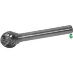 FRESE ROTATIVE IN METALLO DURO Taglio 4 = diamante burrs of tungsten carbide 8050G 4