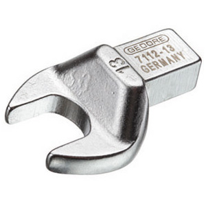 INSERTI CON ATTACCO MASCHIO MM 9X12 Inserto a chiave fissa aperta. inserts for torque wrenches 806GA