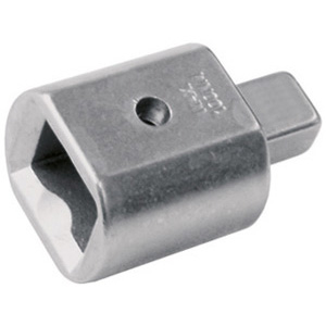 INSERTI CON ATTACCO MASCHIO MM 9X12 Inserto adattatore per maggiorare l'attacco delle chiavi da mm 9x12 a mm 14x18.<br>Momento torcente massimo Nm 100. inserts for torque wrenches 806GFT