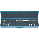 CHIAVI DINAMOMETRICHE IN ASSORTIMENTO Composizione:<br>1 chiave dinamometrica 804 GT<br>3 inserti 806 GA 10-13-17<br>3 inserti 806 GB 10-13-17<br>1 inserto a cricchetto 806 GD 3/8 precision torque wrenche sets 807B