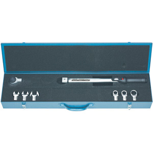 CHIAVI DINAMOMETRICHE IN ASSORTIMENTO Composizione:<br>1 chiave dinamometrica 804 GT<br>3 inserti 806 GA 10-13-17<br>3 inserti 806 GB 10-13-17<br>1 inserto a cricchetto 806 GD 3/8 precision torque wrenche sets 807B