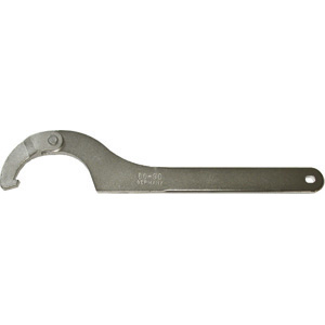 CHIAVI A SETTORE CON TESTA SNODATA Esecuzione nichelata e pulita. adjustable hook spanners 832GE