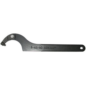 CHIAVI A SETTORE CON TESTA SNODATA Esecuzione brunita. adjustable hook spanners 832GV