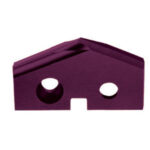 PLACCHETTE INTERCAMBIABILI SISTEMA MULTIPLEX Tipo con smusso, adatto per forare materiali con resistenza oltre a 600 N/mmq. multiplex interchangeable blades 8633G 30