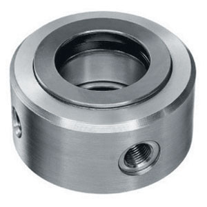 ACCESSORI SISTEMA MULTIPLEX PER L'ADDUZIONE DEL REFRIGERANTE In acciaio. Foro entrata lubrificante 1/2 G. Adatti per portaplacchette Art. 8627 G/ 8627 GL. (Cono Morse 5). Diametro (D) mm 127, diametro (D1) mm 63,5, altezza (L) mm 60, attacco filett. (M) 12. accessories. for coolant feed 8638GB