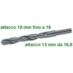PUNTE PER METALLI ROTAZIONE DESTRA CON CODOLO RIDOTTO Attacco cilindrico, codolo ridotto. stub drills, right hand cutting with reduced shank 8649G 19.5