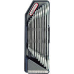 CHIAVI FISSE IN SERIE Serie di 12 Art. 870 G da mm 6x7-8x9-10x11-12x13-14x15-16x17-18x19-20x22-21x23-24x27-25x28-30x32. Su supporto double ended open jaw spanners sets 871GS 12