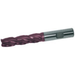 FRESE CILINDRICHE FRONTALI SINUSOIDALI In acciaio SUPER-RAPIDO HSS-E al COLBALTO 8% con rivestimento TiAlN. sinusoidal end mills 8758L 12