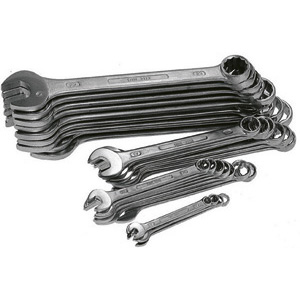 CHIAVI COMBINATE IN SERIE Serie di 17 chiavi Art. 879 da mm 6-7-8-9-10-11-12-13-14-15-16-17-18-19-20-21-22. combination spanners sets 879A