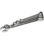 CHIAVI FISSE E A CRICCHETTO COMBINATE IN SERIE Confezione in scatola cartone.<br>Serie di 5 chiavi Art. 879 FA da mm 8-10-13-17-19. combination open and ratchet-ring spanners sets 879FB