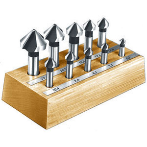 FRESE PER SVASARE IN ASSORTIMENTO In acciaio SUPER-RAPIDO HSS. countersink-sets 8832G