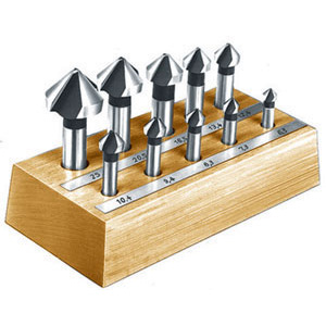FRESE PER SVASARE IN ASSORTIMENTO In acciaio SUPER-RAPIDO HSS. countersink-sets 8834G