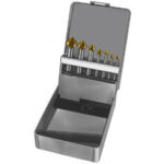 FRESE PER SVASARE IN ASSORTIMENTO In acciaio SUPER-RAPIDO HSS con rivestimento TIN. countersink-sets 8841G