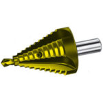 FRESE A GRADINO PER LAMIERE In acciaio SUPER-RAPIDO HSS con rivestimento TIN. countersinks 8898G
