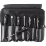 CHIAVI A BUSSOLA CON IMPUGNATURA Confezione in borsa arrotolabile Art. 2076 GB.<br>Serie di 8 chiavi Art. 898 A da mm 4-5-5,5-6-7-8-10-13. nut drivers with handle 898B