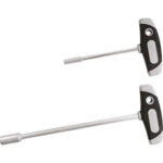 CHIAVI A BUSSOLA A "T" CON IMPUGNATURA  nut "T" drivers with handle 899GR