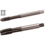 MASCHI PER USO A MACCHINA AD ALTA EFFICIENZA Gambo rinforzato (da mm 12, gambo passante), imbocco corretto per fori passanti. Filettatura: Metrica - Passo grosso M - DIN 13 (DIN 371/376). Tolleranza ISO2/6H. Uso destro. Con rivestimento TiAlN. Per tutti i tipi di acciai, anche bonificati non legati, INOX, acciai nitrurati, acciai non ossidabili e antiacidi fino a 1200 N/mm2, alluminio, sue leghe e metalli a truciolo lungo. high performance machine taps 9080A 5