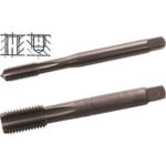 MASCHI PER USO A MACCHINA AD ALTA EFFICIENZA Gambo rinforzato (da poll. 7/16, gambo passante), imbocco corto per fori passanti e ciechi. Filettatura: Americana - Passo UNC - ANSI-B1.1 (DIN 371/376). Tolleranza 2B. Uso destro. Con superficie NITRURATA. Per tutti i tipi di ghisa e sue leghe, metalli non ferrosi a truciolo corto e leghe di alluminio con silicio (>6%). high performance machine taps 9081E 7/16