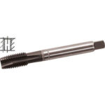 MASCHI PER USO A MACCHINA AD ALTA EFFICIENZA Gambo passante, imbocco corretto per fori passanti. Filettatura: Gas Cilindrica G - BSP - DIN 5156. Uso destro. Con rivestimento TiAlN. Per tutti i tipi di acciai, anche bonificati non legati, INOX, acciai nitrurati, acciai non ossidabili e antiacidi fino a 1000 N/mm2, alluminio, sue leghe e metalli a truciolo lungo. high performance machine taps 9082A 1