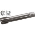 MASCHI PER USO A MACCHINA AD ALTA EFFICIENZA Gambo passante, imbocco corto per fori passanti e ciechi. Filettatura: Gas Cilindrica G - BSP - DIN 5156. Uso destro. Con superficie NITRURATA. Per tutti i tipi di ghisa e sue leghe, metalli non ferrosi a truciolo corto e leghe di alluminio con silicio (>6%). high performance machine taps 9082E 1.3/8