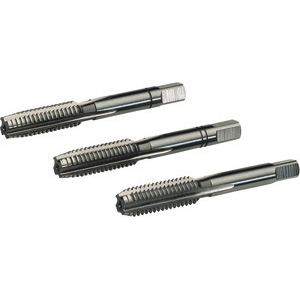 MASCHI A MANO Per acciai ad alta resistenza, abrasivi e INOX.<br>Serie 3 pezzi. hand taps 9095G 22