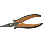PINZE PER ELETTRONICA E MECCANICA FINE Tipo con becchi mezzotondi, diritti, lisci. pliers for electronics and fine mechanics 90H