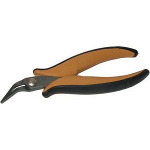 PINZE PER ELETTRONICA E MECCANICA FINE Tipo con becchi piatti, piegati, zigrinati. pliers for electronics and fine mechanics 90R