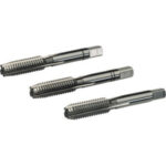 MASCHI A MANO USO DESTRO.<br>FILETTATURA WHITWORTH BSW - Conforme BS 84 (DIN 352).<br>Serie 3 pezzi. hand taps 9115G 7/16