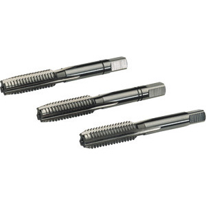 MASCHI A MANO USO DESTRO.<br>FILETTATURA WHITWORTH BSW - Conforme BS 84 (DIN 352).<br>Serie 3 pezzi. hand taps 9115G 1