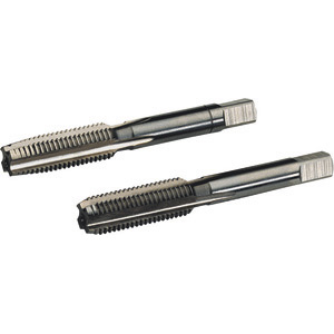 MASCHI A MANO USO DESTRO.<br>FILETTATURA WHITWORTH FINE BSF - Conforme BS 84-(DIN 2181).<br>Serie 2 pezzi. hand taps 9120G 1