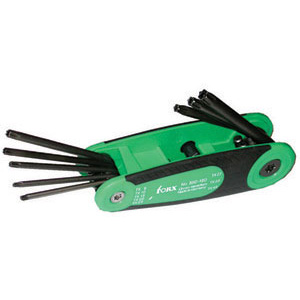 CHIAVI PER VITI CON POLIGONO INTERNO IN SERIE Per viti con impronta TORX con foro (Tamper-TORX). socket head screw wrenches sets 912GVE