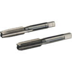 MASCHI A MANO USO DESTRO.<br>FILETTATURA AMERICANA UNF - Conforme ANSI B 1.1 (DIN 2181) -Tolleranza 2 B.<br>Serie 2 pezzi. hand taps 9130G 5/16