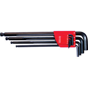 CHIAVI PER ESAGONI INTERNI IN SERIE Serie di 9 pz. Art. 913 GF da mm 1,5 - 2 - 2,5 - 3 - 4 - 5 - 6 - 8 - 10.<br>In supporto di plastica. allen head screw wrenches sets 913GFA