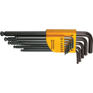 CHIAVI PER ESAGONI INTERNI IN SERIE Serie di 12 pz. Art. 913 GE da <br>poll. 1/20 - 1/16 - 5/64 - 3/32 - 7/64 - 1/8 - 9/64 - 5/32 - 3/16 - 7/32 - 1/4 - 5/16. <br>In supporto di plastica. allen head screw wrenches sets 913GFP