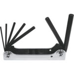 CHIAVI PER ESAGONI INTERNI IN SERIE Serie di 7 lame brunite da poll 1/16 - 5/64 - 3/32 - 1/8 - 5/32 - 3/16 - 7/32. allen head screw wrenches sets 914GMV