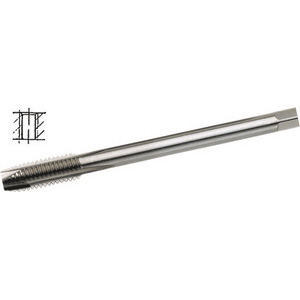 MASCHI PER USO A MACCHINA HSS-E. Imbocco corretto. Per metalli fino a R 900 N/mm², acciai legati e non legati. Fori passanti. machine taps 9218G 3